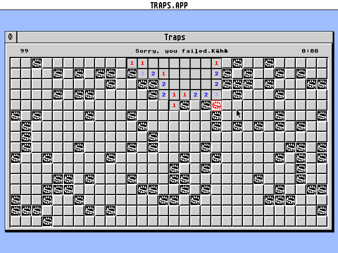 Traps atari screenshot